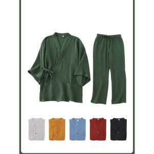 사우나옷 숯가마 찜질복 황토 반팔 상하복 긴팔