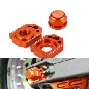 휠액슬 너트 Cocers 바이크 오토바이 부품 KTM SX XCFW EXC 125 150 200 250-450 500 용 CNC 후면 체인 조