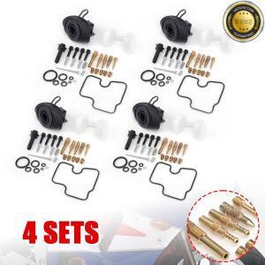 혼다 MC22 CBR250RR 250 RR 플로트 씰 가스켓 다이어프램 용 4 세트 오토바이 기화기 수리 키트