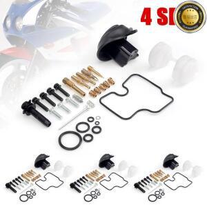 혼다 MC22 CBR250RR 250 RR 기화기 수리 재생 키트용 오토바이 카뷰 예비 4세트