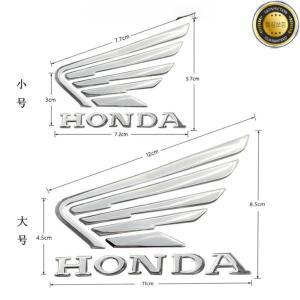 혼다 스티커 오토바이 액세서리 플라잉 윙 드림 스쿠터 연료 탱크 사이드 가드 3D 부드러운 고무 라벨 CBR4