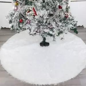 ( )트리 스커트 화이트 털 장식품 크리스마스 가리개
