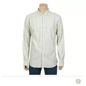 루즈 정장셔츠 스트라이프 무지 옥스포드 오버핏 (WFG0A2N)