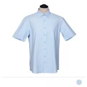 줄무늬 단가라 반팔 신상셔츠 드레스 스트라이프 (WFG08OQ)