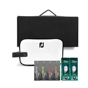 [풋조이] 심플 투어 파우치+타이틀리스트 AVX 6구+골프티 4P 선물세트