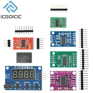 HX711 듀얼 채널 24비트 미니 소형 계량 센서 정밀 AD 모듈 압력 마이크로컨트롤러