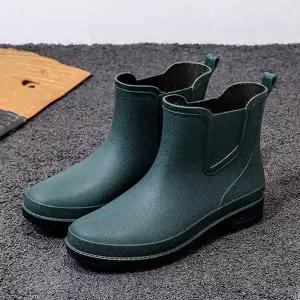 남녀공용 미들레인부츠 방수 장화 논슬립 작업화