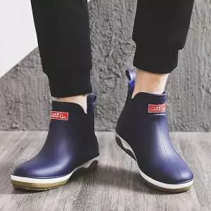 남성 방수 미들레인부츠 논슬립 방한 작업용 장화