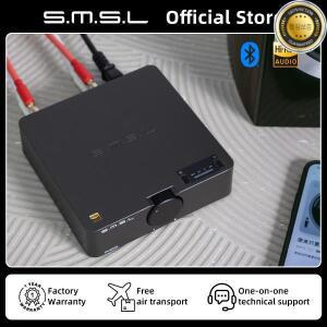 SMSL A100 스테레오 디지털 전력 증폭기 클래스 D 블루투스 5.0 RCA USB 80w * 2