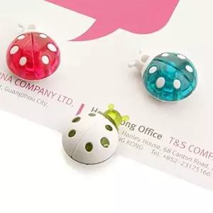 [알티피아]무당벌레 20P 5포장 총 캐릭터자석홀더 메모대 메모꽂 (KYR-WFH125T)