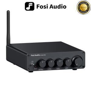 Fosi Audio BT30D PRO Bluetooth 사운드 전력 증폭기 스피커 서브 우퍼 용 2.1 채널 앰프 오디오 수신기 16