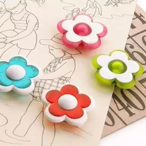 20P 총 캐릭터자석홀더 5포장 꽃 메모홀더 메모꽂이 (KYR-WFH125S)