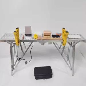 스키 왁싱 세트 접이식 스노우보드 고정대 테이블 판