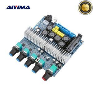 AIYIMA 오디오 업그레이드 TPA3116 서브우퍼 증폭기 보드 2.1 채널 HiFi USB DAC Bluetooth 5.0 전력 2x50W