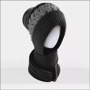 꽈배기 넥워머 후드워머 겨울 니트 방울비니 모자 목도리 바라클라바