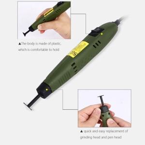18W 미니 샌더 모델 펜 유형 폴리 셔 DIY 금형 그루브 전기 그라인딩 도구 고정/속도 조정