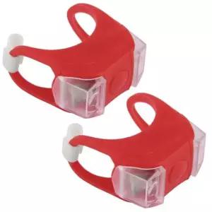 [골드스마일]LED N 코아브 실리콘 안전등 6169 레드 안장 헬멧 자