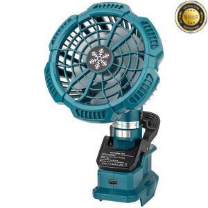 Makita호환  18V 리튬 배터리용 팬에 휴대용 클립 야외용 3개의 에너지 효율적인 속도를 갖춘 구동 유모차