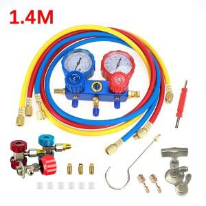 자동차 도구 세트, 냉동 에어컨 매니폴드 게이지, 유지 보수 프레온 추가 R22 R-410A R-134a