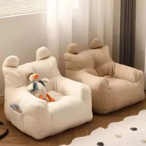 도화지감성 1인 레트로 빈백소파 무지 좌식 빈백 의자 원룸