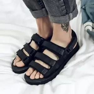 MILTY 짝꿍닷컴 커플 가죽 쪼리 조리 여름샌들 쪼리슬