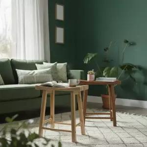 이안 풋 스툴 미니 화장대의자 원목 발받침 소형 간이의자 현관스툴