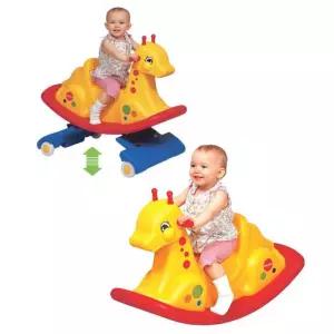돌선물 실내에서 타는 스프링 흔들 기린 한살 놀이기구 두돌아기 장난감말