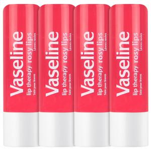 바세린 립테라피 립밤 립케어 고보습 입술보호제 4.8g 로지 4개