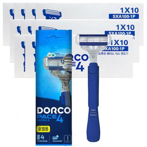 도루코 4중날 페이스4 면도기 480개 휴대용 일회용 여행용 출장용 골프 사우나 목욕탕