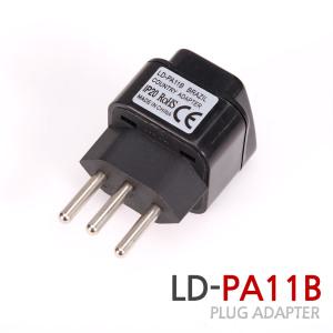 [SWISSPSHOP] LD-PA11B 250V 10A 브라질 해외 외국 플러그 콘센트 돼지코 호환 어댑터 아답타