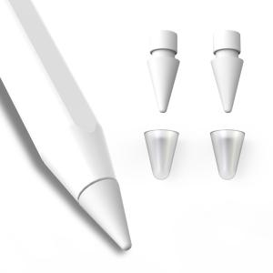 로랜텍 애플펜슬 펜촉 커버 교체 팁스2개+펜촉 투명2개 정품