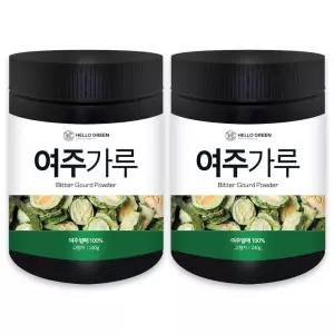헬로우그린 국산 햇 여주 분말 가루 240gX2(통) 총480g