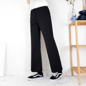 [103st] 여성 융기모 와이드 부츠컷 밴딩 슬랙스 팬츠 스판 융털 바지 빅사이즈