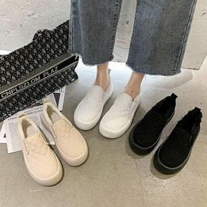 [마이시크]N1201 털안감 통굽 슬립온