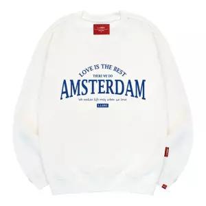 엘라모 3M 암스테르담 맨투맨 남녀공용 빅사이즈 S~4XL