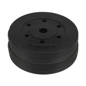 [OFM77656]PVC 바벨 아령 역기 덤벨 5KG 2개 원판세트