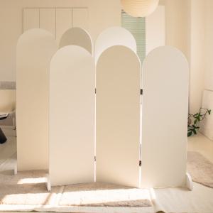 소아 아치형 안방 3단 파티션 공간분리 무타공 가림막 접이식 이동 침대 칸막이 병풍