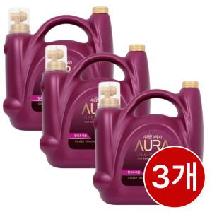 샤프란 아우라 딥센트 스윗만다린 대용량 섬유유연제 5.5L x 3개