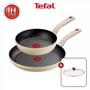 [테팔] 데이지 인덕션 프라이팬 2종(팬20+팬28) +우드뚜껑28