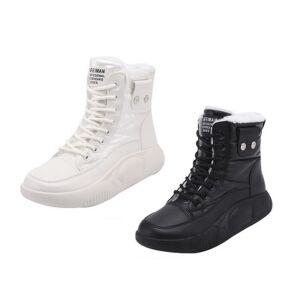 겨울 따뜻한 발목 여성 하이탑 통굽방한 부츠 운동화 겨울운동화 겨울여자운동화 여자방한화 겨울여성운동