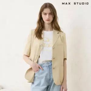 막스스튜디오 썸머 하프 슬리브 재킷