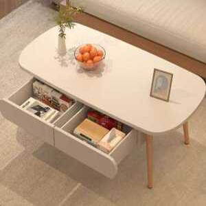 책상 가정용 탁자 수납 원목다리 서랍 사이드 테이블 밥상 소파 소형 간이 다용도 서재