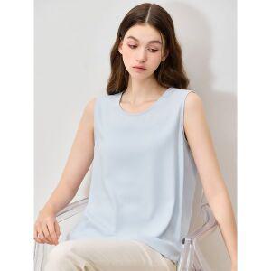 [리스트]여리 라운드넥 슬리브리스 블라우스 택가격 98000원 _P395451764