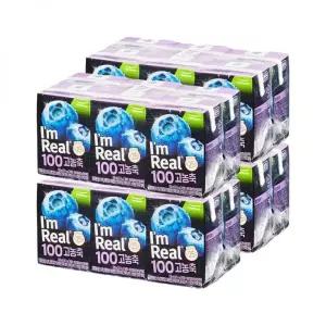 아임리얼 고농축 블루베리 주스 120ml x 24