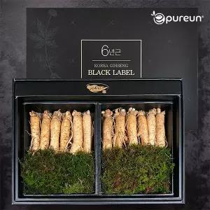 [이푸른] 풍기인삼 6년근 수삼 블랙라벨 800g(10~13뿌리)