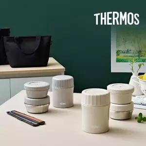 써모스 뉴 플+스 반반 보온도시락 965ml / TKLG-1001