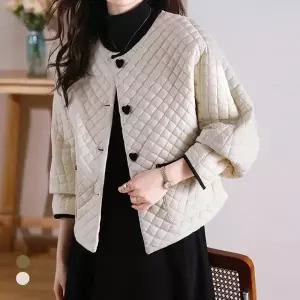 화세 블랙하트버튼누빔패딩_HB5WPD016C