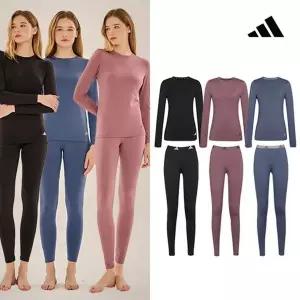 [아디다스] 데일리 웜웨어 여성 동내의 상하의 6종(3세트)[35523637]