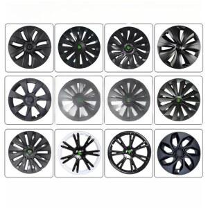 휠 커버 튜닝 18인치 매트블랙 모델3 Thunder 모델y 액세서리 휠캡