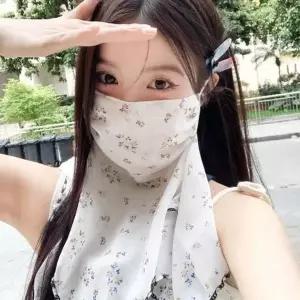 [콩심팥심]플라워 인기 쉬폰 멀티스카프 여름넥워머 감성 쿨워머